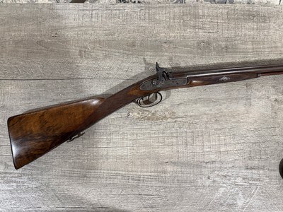 Antique Percussion 20ga SxS shotgun