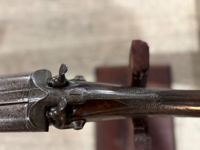 H. Holland SxS Hammer 12ga Shotgun - Image 4 of 15