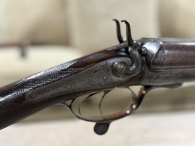 H. Holland SxS Hammer 12ga Shotgun - Image 5 of 15