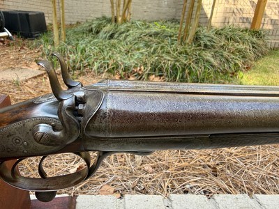 H. Holland SxS Hammer 12ga Shotgun - Image 3 of 15