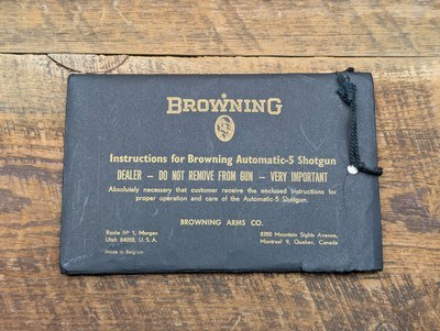Browning - Auto 5, Light 12, 2,000,00 Commemorative Edition, Made In Belgium, 12ga. 28