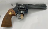 Colt Python .357 Magnum Revolver 1980 with Royal Blue Finish and 6