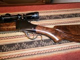 Winchester Highwall Single shot by Ballard Rifle Co.; 9.3/375 Flanged Magnum (wildcat) - 7 of 12