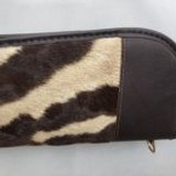 Authentic African Burchelli Zebra Hide Shotgun Case - 4 of 5