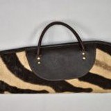 Authentic Equus Burchelli Zebra Hide Low Scoped Rifle Case - 2 of 3