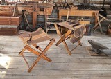 Vintage Backcountry Folding Stool with 2 pockets - 2 of 4