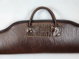 Scoped Rifle Case with Genuine Alligator Trim - 1 of 3