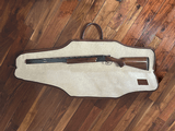 High Scoped Leather Rifle Case with Custom Pyrography Art - 5 of 5