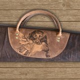 Custom Leather Shotgun Case with Hand-drawn Art Work - 8 of 10