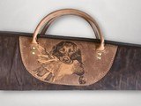 Custom Leather Shotgun Case with Hand-drawn Art Work - 7 of 10