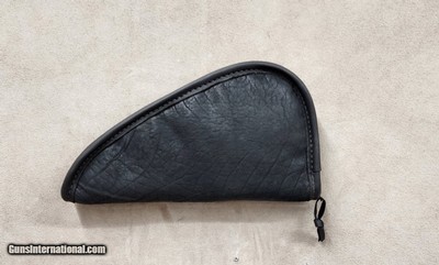 Large American Bison Leather Pistol Case
