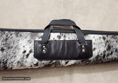 Hair on Hide Leather Shotgun Case