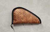 Large Tooled Leather Pistol Case - 2 of 4