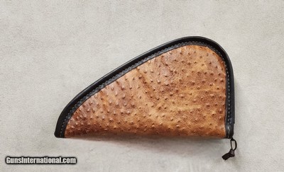 Large Tooled Leather Pistol Case