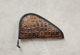 Large Embossed Alligator Print Pistol Case - 2 of 4