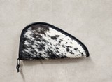 Large Hair On Hide Leather Pistol Case