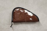 Large Hair On Hide Leather Pistol Case