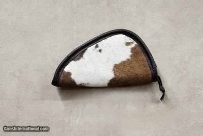 Medium Hair On Hide Leather Pistol Case
