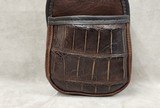 Shotgun Shell Bag Real Alligator Front - 2 of 6