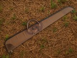 Canvas and Leather Shotgun Case with Custom Art Work - 3 of 4