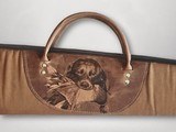Canvas and Leather Shotgun Case with Custom Art Work - 2 of 4