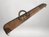 Custom Hand Burned Leather Shotgun Case with Personalized Artwork - 3 of 4