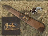 Custom Hand Burned Leather Shotgun Case with Personalized Artwork - 2 of 4