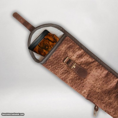 Ostrich Embossed Cowhide Shotgun Case - Image 2 of 3