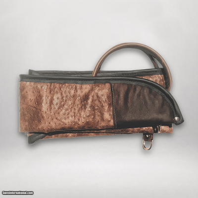 Ostrich Embossed Cowhide Shotgun Case - Image 3 of 3