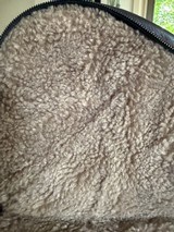 Genuine Alligator and Cowhide Leather Large Pistol Case – Sherpa Lined with YKK Zipper - 6 of 6