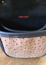 Ostrich-Embossed Double Shell Bags – Buy Alone or with Belt - 16 of 20