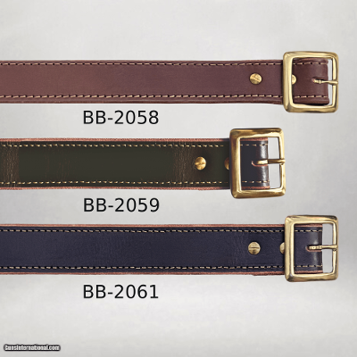 All-Leather Harness Belts | 10–12 oz. Full-Grain | Made in USA