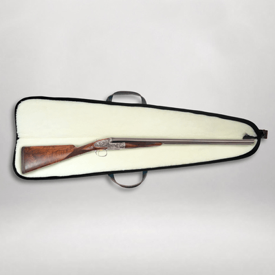 Ostrich Embossed Leather Shotgun Case 46” | Handmade USA | Leather Link Studio - Image 4 of 4
