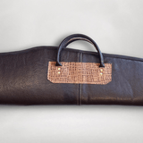 Low Scope Leather Rifle Case 49” | Water Buffalo & Elephant Trim | Handmade USA - 2 of 4