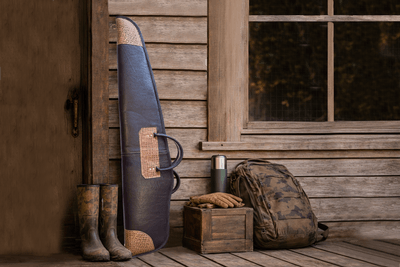 Low Scope Leather Rifle Case 49” | Water Buffalo & Elephant Trim | Handmade USA - Image 3 of 4