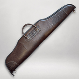 High Scope Leather Rifle Case 46” | Genuine Alligator Trim | Handmade USA - 2 of 4