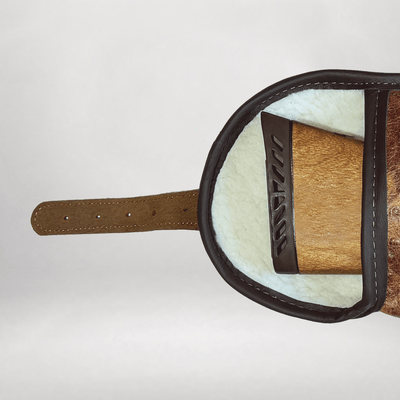 Alligator Cowhide Embossed Leather Gun Slip 49” | Handmade Shotgun Slip | Made in USA - Image 4 of 4
