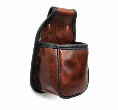 American Bison Double Shell Bag – Handmade Leather Hull & Shell Pouch | Sporting Clays, Upland Hunting & Range Use - Image 2 of 4