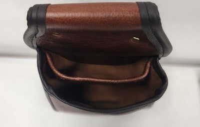 American Bison Double Shell Bag – Handmade Leather Hull & Shell Pouch | Sporting Clays, Upland Hunting & Range Use - Image 4 of 4