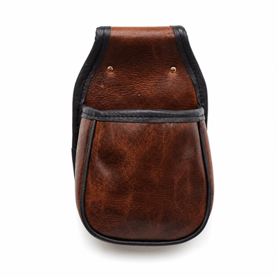 American Bison Double Shell Bag – Handmade Leather Hull & Shell Pouch | Sporting Clays, Upland Hunting & Range Use - Image 1 of 4