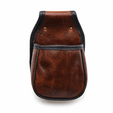 American Bison Double Shell Bag – Handmade Leather Hull & Shell Pouch | Sporting Clays, Upland Hunting & Range Use - Image 1 of 4