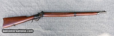 U.S. Marked Winchester Model 1885 Low Wall Winder Musket .22 short