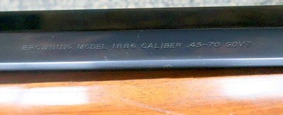 Browning Model 1886 Lever Action Rifle in 45-70 - Image 14 of 20