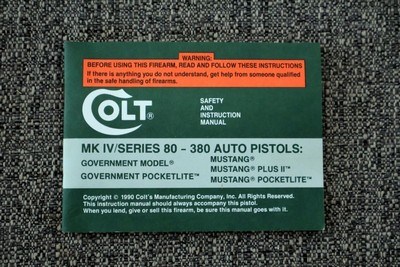 Colt MK IV Series 80 Government Model 380 - Image 19 of 20