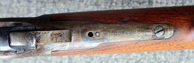 Winchester Model 1886 Lever Action Rifle in 40-82 WCF with Factory Letter Antique, Special Order Extra Heavy Barrel - Image 15 of 20