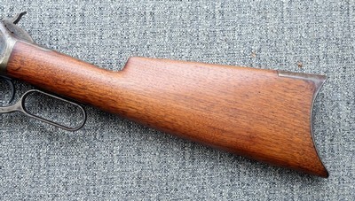 Winchester Model 1886 Lever Action Rifle in 40-82 WCF with Factory Letter Antique, Special Order Extra Heavy Barrel - Image 7 of 20