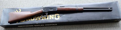 Browning 1886 Grade 1 Lever Action Saddle Ring Carbine in 45-70 - Image 1 of 20