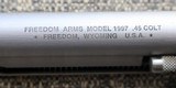 Freedom Arms Model 97 Premier Grade Single Action Revolver in 45 Colt - 12 of 20