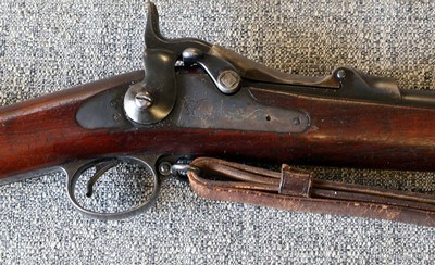 Springfield TrapdoorModel 1888 Rifle with Ram Rod Bayonet in 45-70 - Image 4 of 20