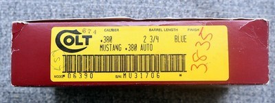 Colt Mustang Semi Auto 380 Auto Series 80 - Image 18 of 20
